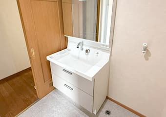 洗面台のリフォーム